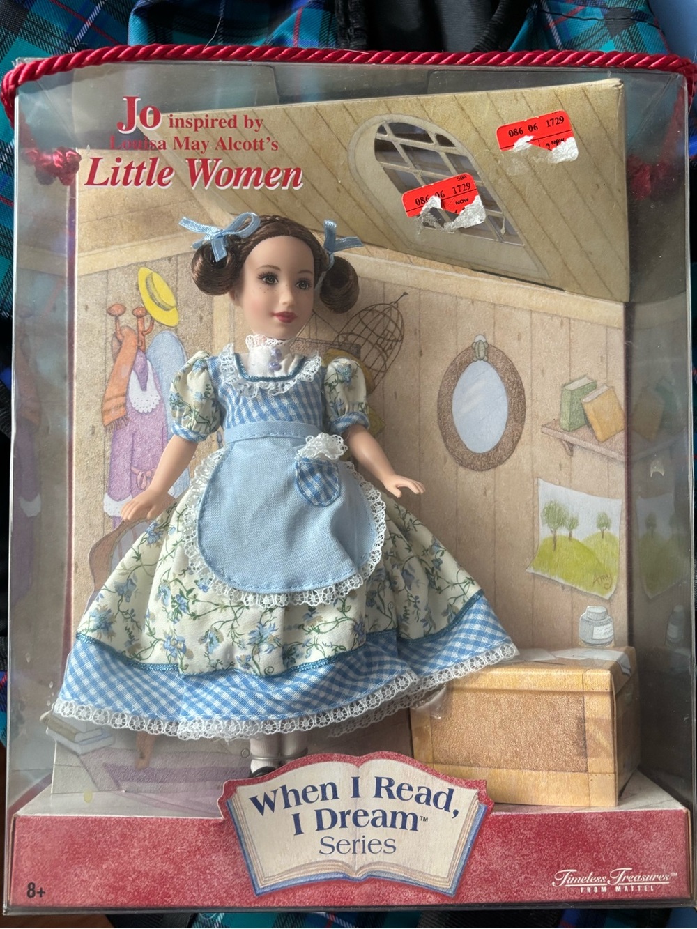 Jo Little Women Doll in Blue Dress - When I Read I Dream Series